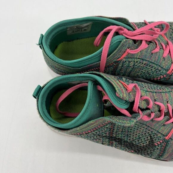 Nike Free 5.0 TR Flyknit Women's Running Shoe 8 Multicolor Green 718785-305 - Picture 3 of 6
